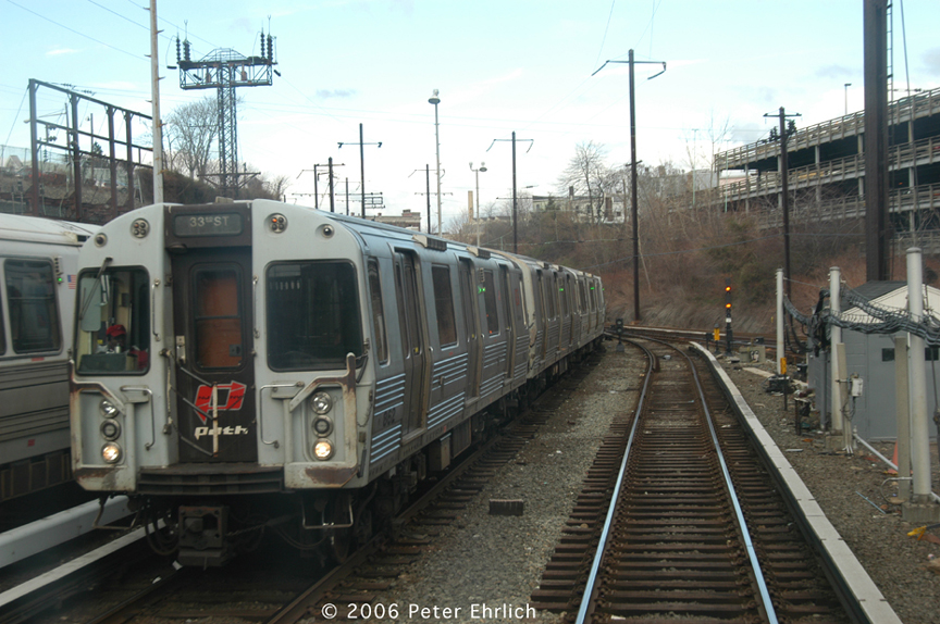 (423k, 864x574)<br><b>Country:</b> United States<br><b>City:</b> Jersey City, NJ<br><b>System:</b> PATH<br><b>Location:</b> Journal Square Yard<br><b>Car:</b> PATH PA-4 (Kawasaki, 1986) 852 <br><b>Photo by:</b> Peter Ehrlich<br><b>Date:</b> 01/25/2006<br><b>Viewed (this week/total):</b> 2 / 4199