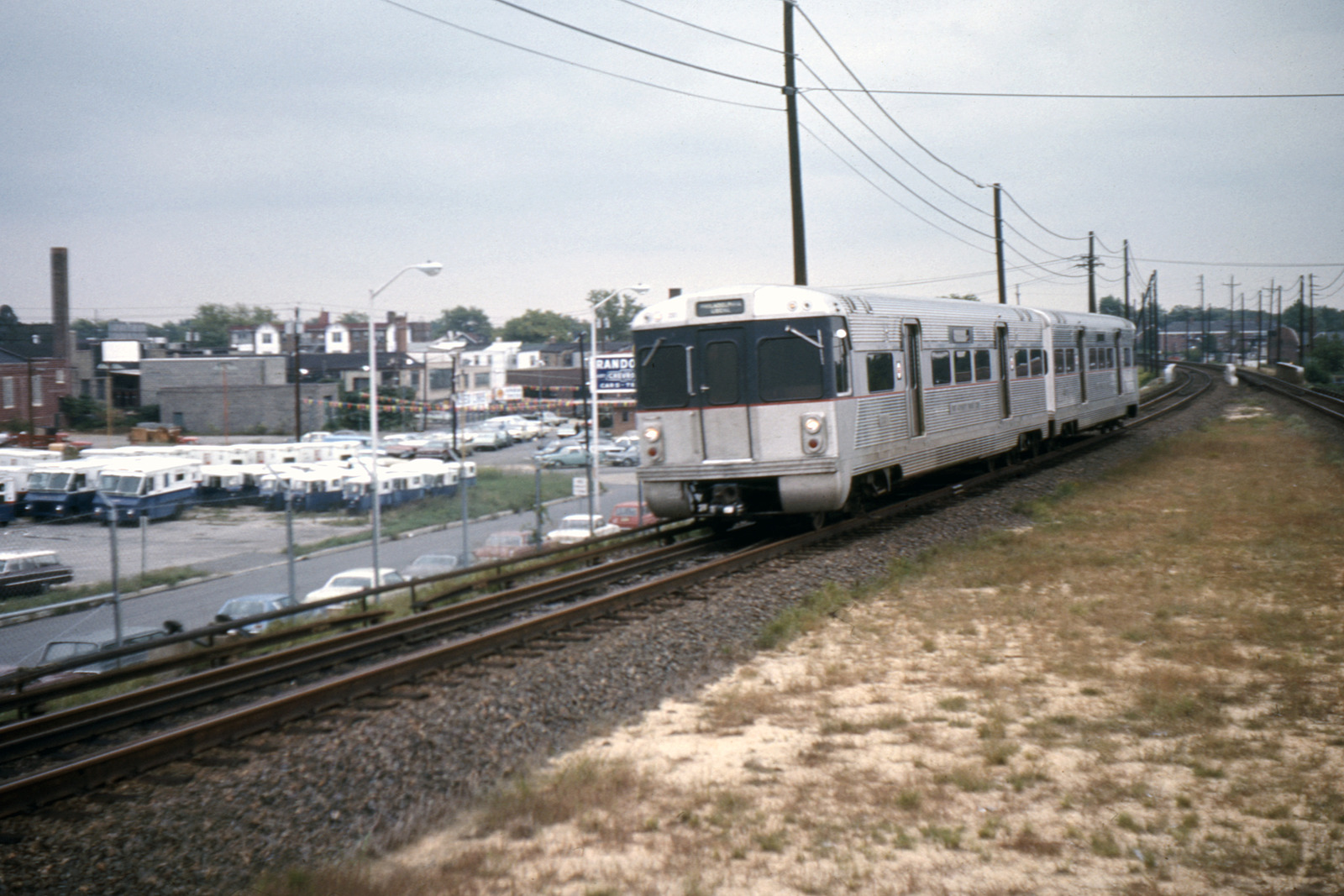 (494k, 1600x1067)<br><b>Country:</b> United States<br><b>City:</b> Philadelphia, PA<br><b>System:</b> PATCO<br><b>Location:</b> Ferry Avenue<br><b>Car:</b> PATCO  <br><b>Photo by:</b> Ed Davis, Sr.<br><b>Collection of:</b> David Pirmann<br><b>Date:</b> 10/1971<br><b>Viewed (this week/total):</b> 1 / 3293