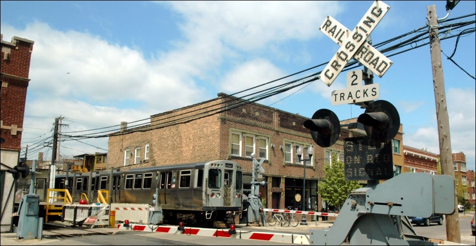 cta brown line chicago map